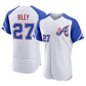 Men's Atlanta Braves Austin Riley Authentic White 2023 City Connect Jersey