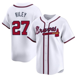 Men's Atlanta Braves Austin Riley Limited White Home Jersey