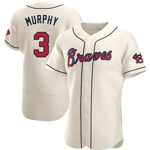 Men's Atlanta Braves Dale Murphy Authentic Cream Alternate Jersey