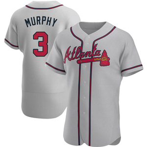 Men's Atlanta Braves Dale Murphy Authentic Gray Road Jersey