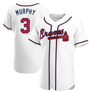Men's Atlanta Braves Dale Murphy Authentic White Home Jersey