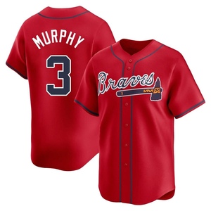 Men's Atlanta Braves Dale Murphy Limited Red Alternate Jersey