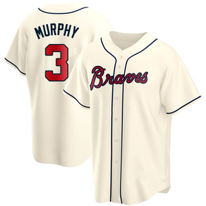 Men's Atlanta Braves Dale Murphy Replica Cream Alternate Jersey