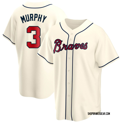 Men's Atlanta Braves Dale Murphy Replica Cream Alternate Jersey