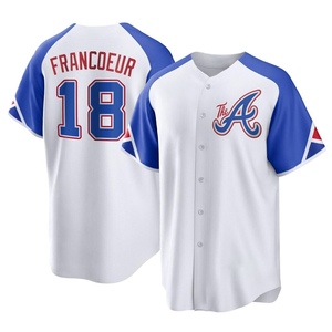 Men's Atlanta Braves Jeff Francoeur Replica White 2023 City Connect Jersey