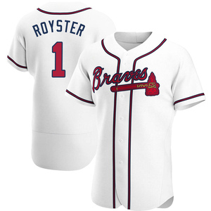 Men's Atlanta Braves Jerry Royster Authentic White Home Jersey