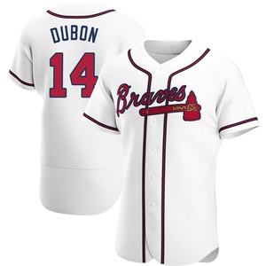 Men's Atlanta Braves Mauricio Dubon Authentic White Home Jersey