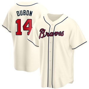 Men's Atlanta Braves Mauricio Dubon Replica Cream Alternate Jersey
