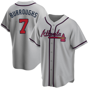 Youth Atlanta Braves Jeff Burroughs Replica Gray Road Jersey