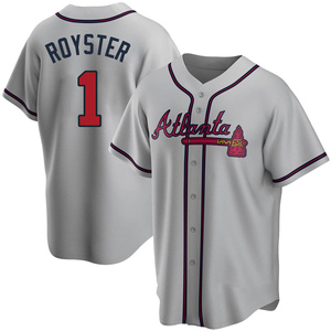 Youth Atlanta Braves Jerry Royster Replica Gray Road Jersey
